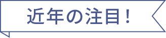 近年の注目!